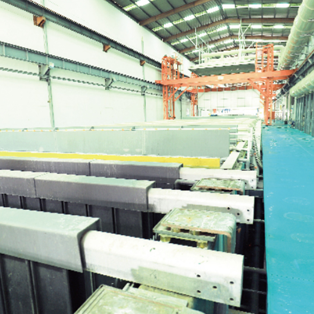 Aluminium profiles Superficies Curatio